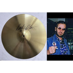 Load image into Gallery viewer, Ringo Starr legendary Beatles drummer 18-in cymbal signed with proof
