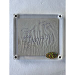 Load image into Gallery viewer, John Lennon &amp; Yoko Ono autograph page book signed with personal sketch
