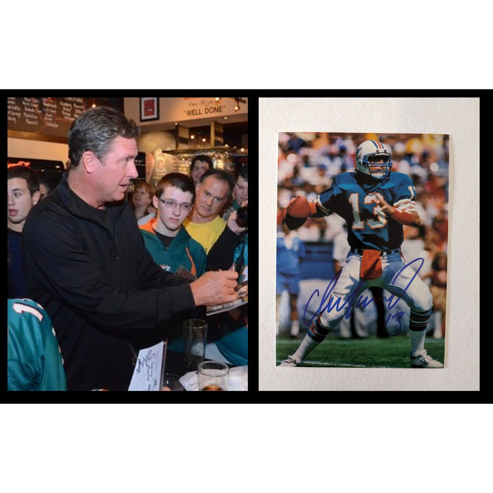 Dan Marino Miami Dolphins 5x7 photograph signed with proof