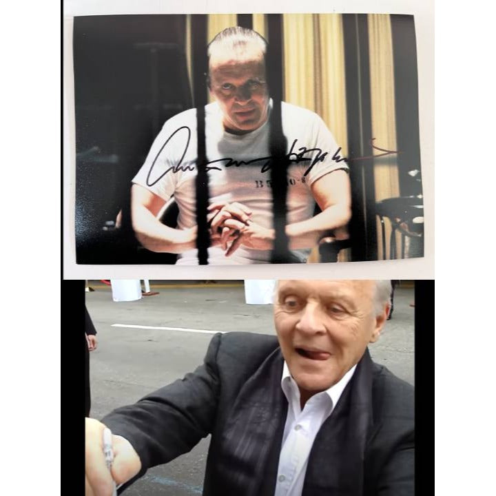 Anthony Hopkins Silence of the Lambs 5x7 photo signed with proof