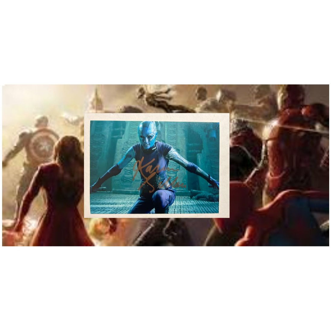 Karen Gillan  "Nebula" Marvels" Guardians of the Galaxy 5x7 photo signed with proof