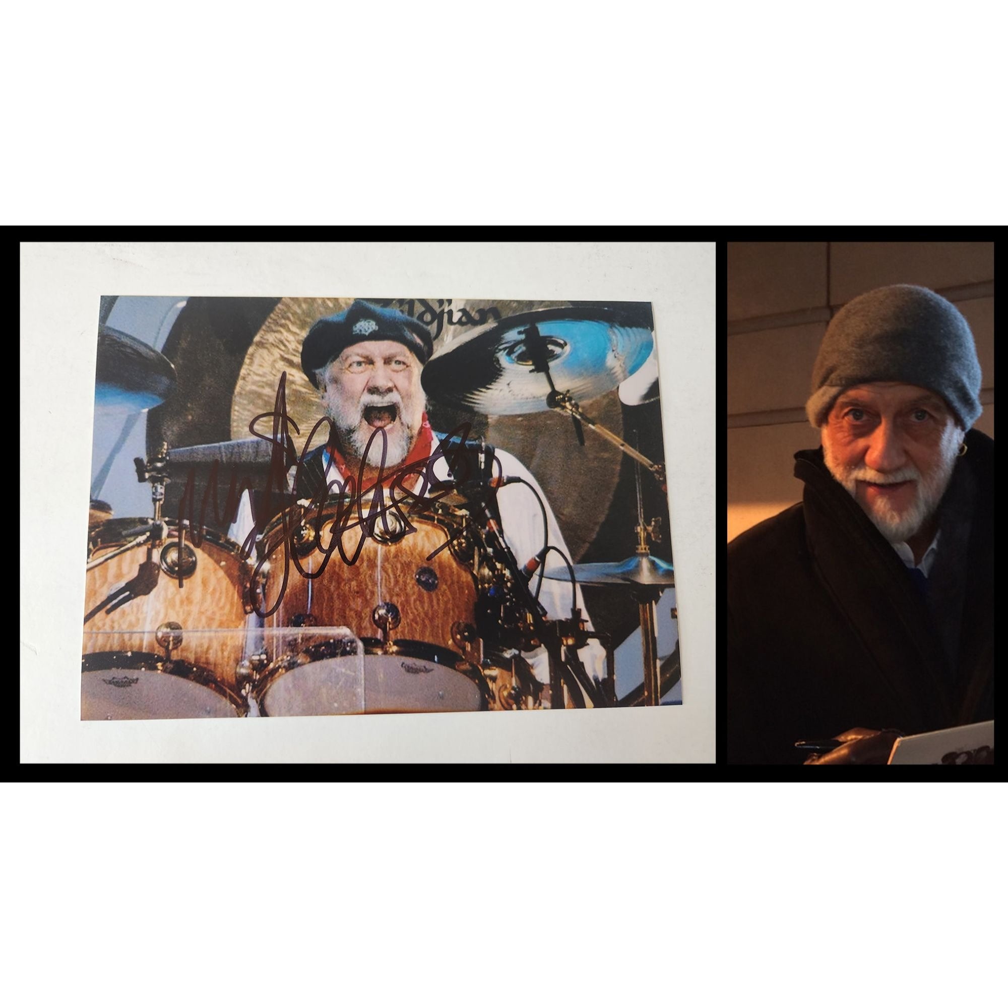 Mick Fleetwood legendary Fleetwood Mac drummer 5x7 photo signed with proof