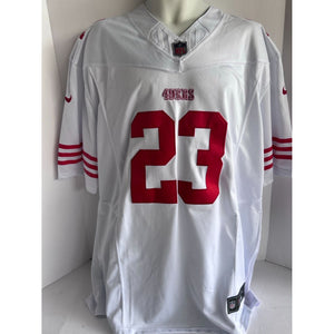San Francisco 49ers 2023-24 Christian McCaffrey  game model  jersey team signed with proof