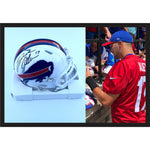 Load image into Gallery viewer, Josh Allen Buffalo Bills Riddell speed mini helmet signed with proof with free case
