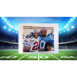 Load image into Gallery viewer, Emmitt Smith and Jerry Rice NFL Hall of Famers 8x10 photo signed with proof
