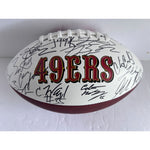 Load image into Gallery viewer, San Francisco 49ers 2023 24 Deebo Samuel, Brock Purdy Christian McCaffrey  full size team signed football with proof
