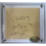 Load image into Gallery viewer, Heath Ledger signed and inscribed 4x6 autograph page book signed
