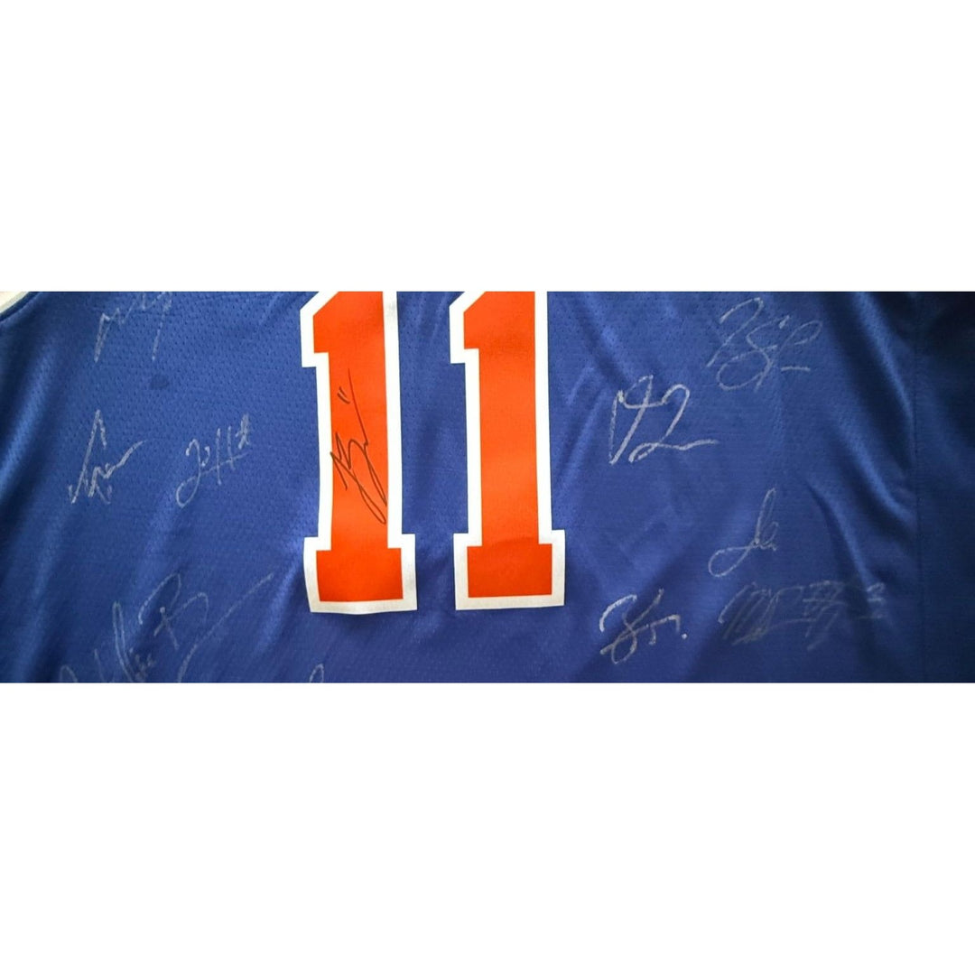 New York Knicks Jalen Brunson 2025-26 authentic game model jersey team signed with proof.