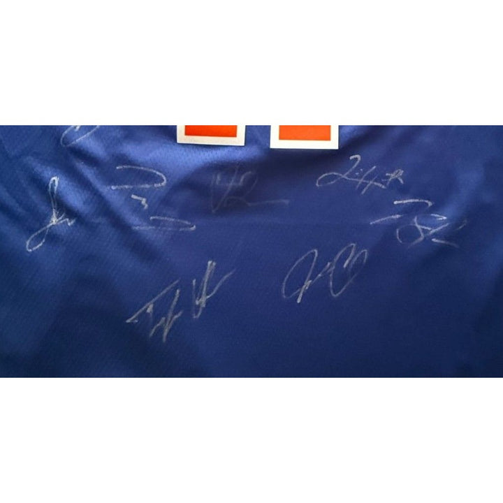 New York Knicks Jalen Brunson 2025-26 authentic game model jersey team signed with proof.