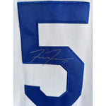 Load image into Gallery viewer, Freddie Freeman Los Angeles Dodgers nike jersey signed with proof.
