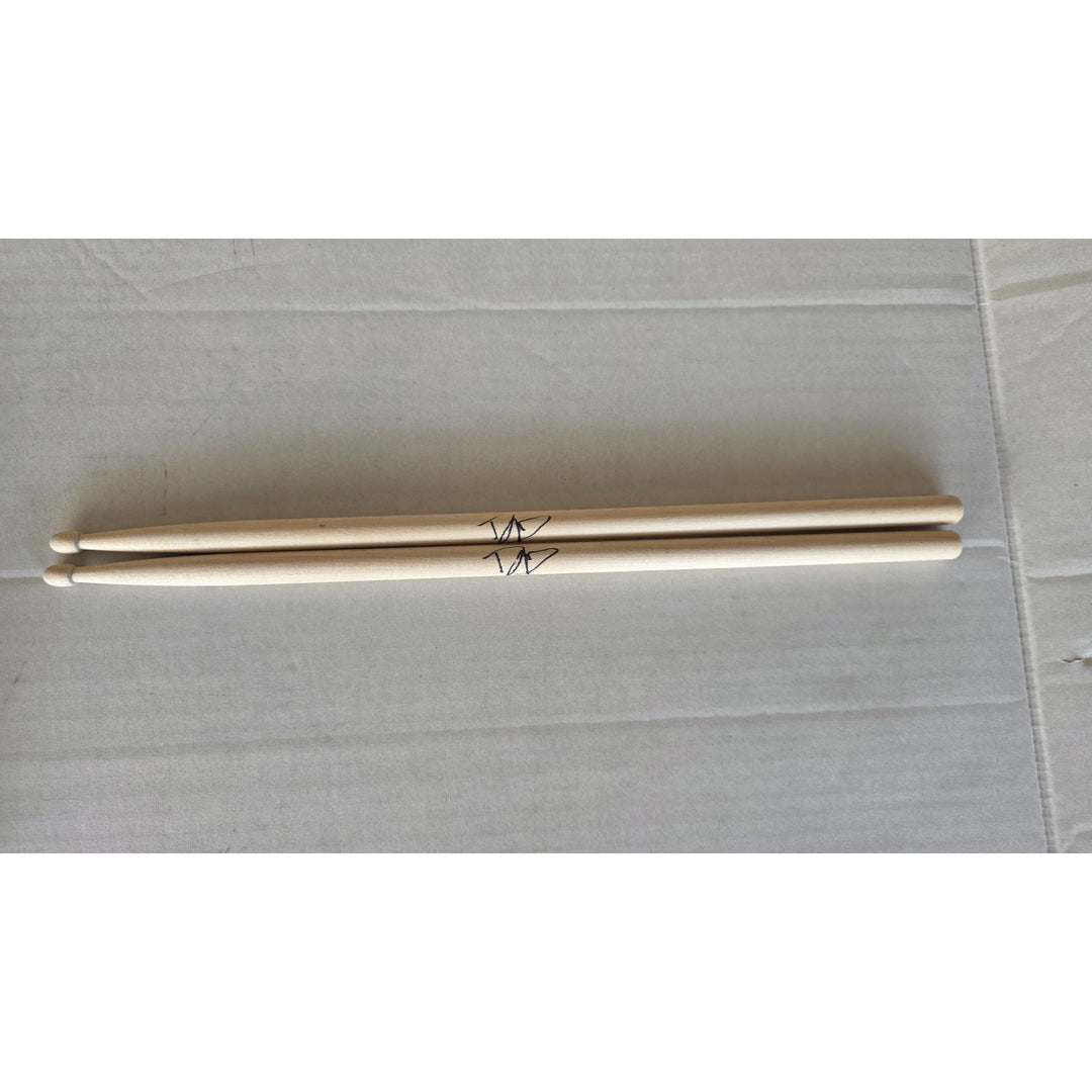 David Grohl Nirvana Foo Fighters drummer signed drumsticks with proof.