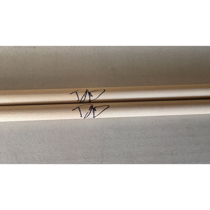 David Grohl Nirvana Foo Fighters drummer signed drumsticks with proof.
