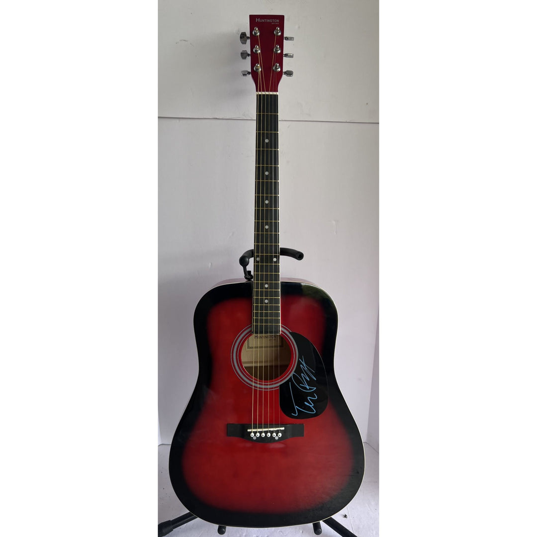 Tom Petty full size Huntington acoustic guitar signed with proof