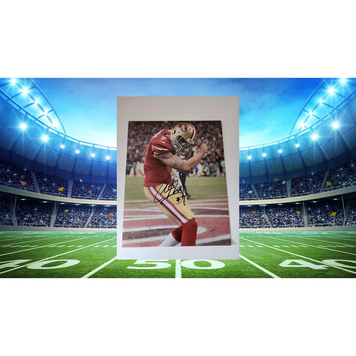 Colin Kaepernick 8x10 photo signed