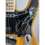 Load image into Gallery viewer, Bruce Springsteen &quot;The Boss&quot; signed and inscribed &quot;Born in the USA&quot; with Sketch butterscotch Telecaster electric guitar signed with proof
