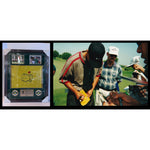 Load image into Gallery viewer, Tiger Woods Masters golf pin flag signed and framed (28x32) with proof
