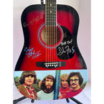 Load image into Gallery viewer, Creedence Clearwater Revival CCR John Fogerty Doug Clifford &amp; Stu Cook full size acoustic guitar signed with proof
