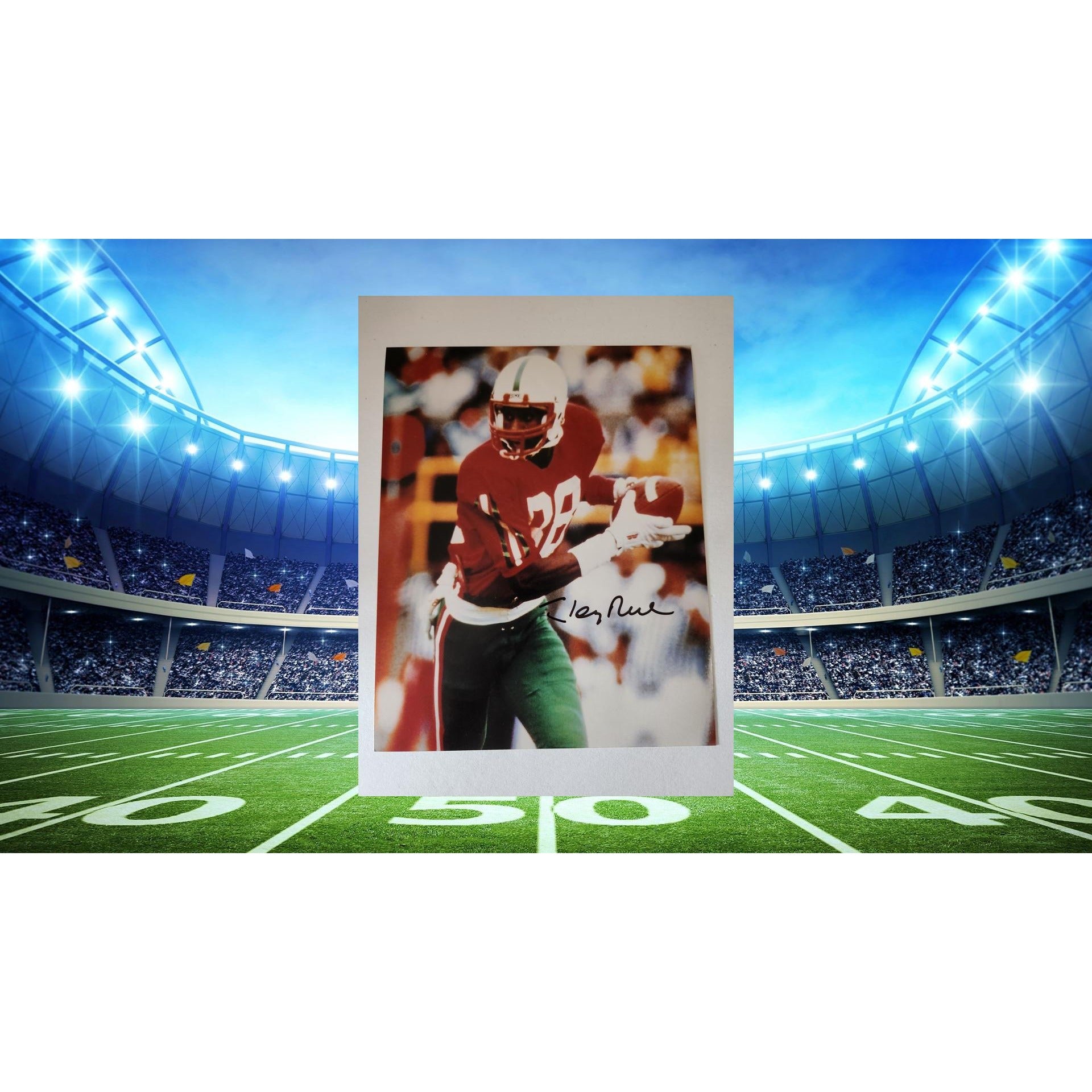Jerry Rice Mississippi Valley State 8x10 photo signed