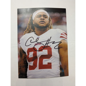Chase Young San Francisco 49ers 5x7 photo signed with proof