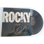 Load image into Gallery viewer, Burgess Meredith Bill Conti Sylvester Stallone Rocky LP signed with proof
