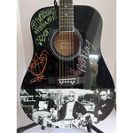 Load image into Gallery viewer, SUBLIME Bradley Nowell, Eric Wilson, Bud Gaugh&quot; One of A kind 39&#39; inch full size acoustic guitar signed
