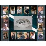 Load image into Gallery viewer, Philadelphia Eagles Jalen Hurts,  Devonta Smith Boston Scott Dallas Goedert AJ Brown Jason Kelce Riddell football signed with proof
