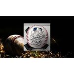 Load image into Gallery viewer, Toronto Blue Jays Bo Bichette Vladimir Guerrero Jr Caven Biggio official Rawlings MLB baseball signed with proof
