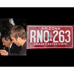 Load image into Gallery viewer, Paul Walker metal license plate from Fast and the Furious signed with proof

