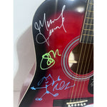 Load image into Gallery viewer, Eddie Vedder Pearl Jam Stone Gossard Mike McCready Jeff Ament full size acoustic guitar signed with proof
