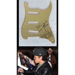 Load image into Gallery viewer, Bruno Mars Fender Stratocaster electric guitar pickguard signed with proof
