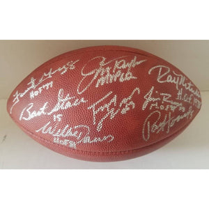 Packers Hall of Famers Football Signed by (4) with Ray Nitschke