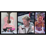 Load image into Gallery viewer, Ken and Barbie Ryan Gosling Margot Robbie one of a kind full size acoustic guitar signed with proof

