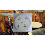 Load image into Gallery viewer, Avenged Sevenfold M. Shadows, Zacky Vengeance, Synyster Gates, Johnny Christ, Brooks Wackerman tambourine signed with proof
