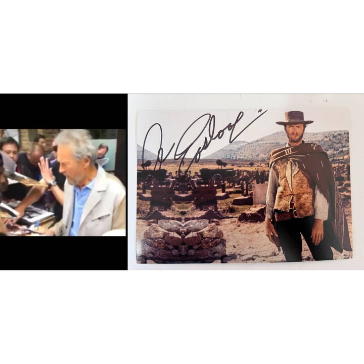 Clint Eastwood "The Good The Bad and The Ugly" 5x7 photo signed with proof