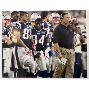 Bill Belichick and Tom Brady 16 x 20 New England Patriots photo signed with proof