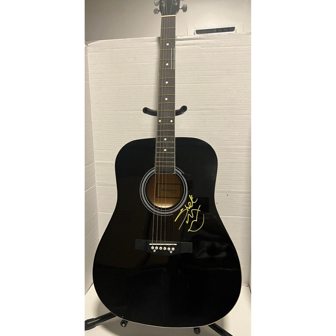 Shakira full size acoustic guitar signed with proof