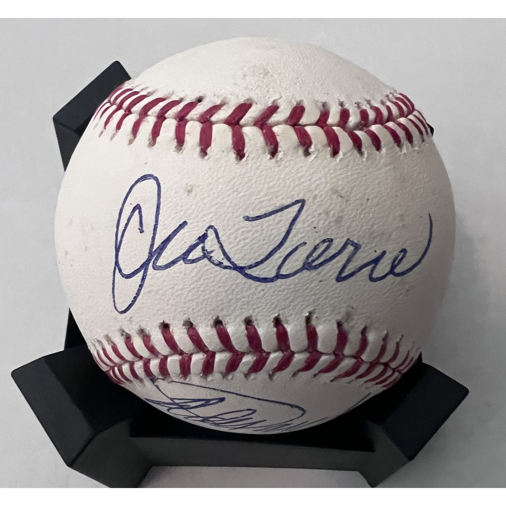 New York Yankees Derek Jeter Jorge Posada Bernie Williams Joe Torre official Rawlings MLB baseball signed with proof