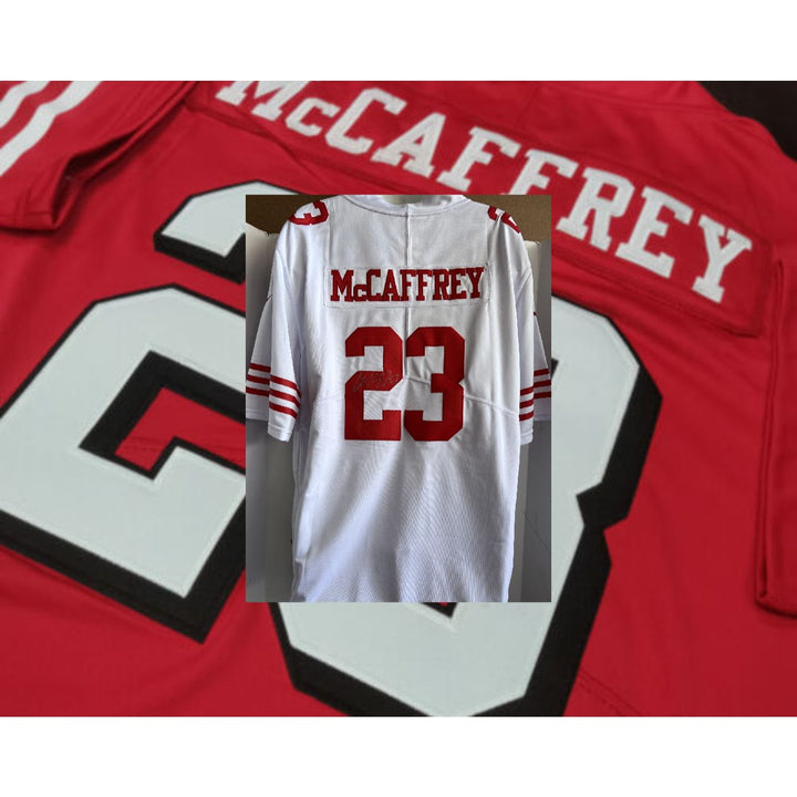 Christian McCaffrey San Francisco 49ers Nike size XL game model jersey signed