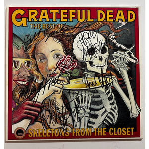 Grateful Dead Jerry Garcia Mickey Hart Bob Weir Phil Lesh "Skeletons From the Closet" original LP signed