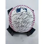 Load image into Gallery viewer, Chicago Cubs 2016 World Series champions team signed Rawlings MLB baseball signed with proof
