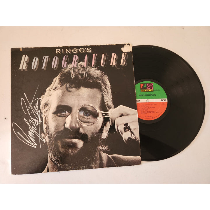 Ringo Starr Rotogravure LP signed with proof