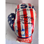 Load image into Gallery viewer, Sylvester Stallone Rocky Balboa and Carl Weathers Apollo Creed USA boxing glove signed with proof
