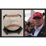 Load image into Gallery viewer, President Donald Trump Rawlings MLB baseball signed with proof
