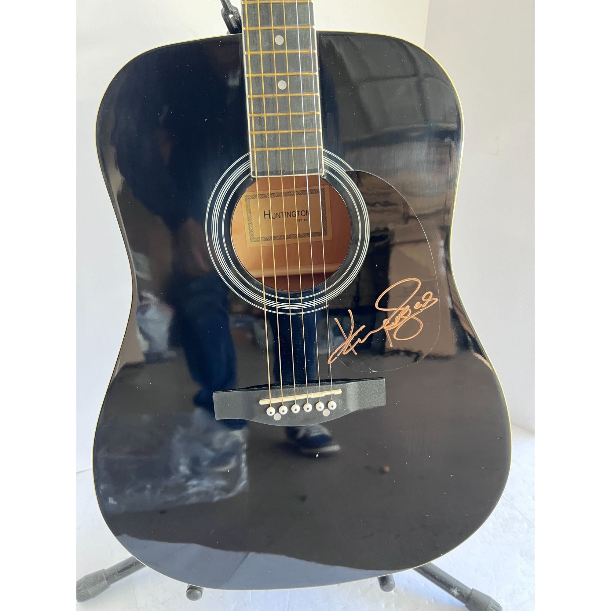 Kenny Rogers One of a Kind acoustic guitar signed with proof