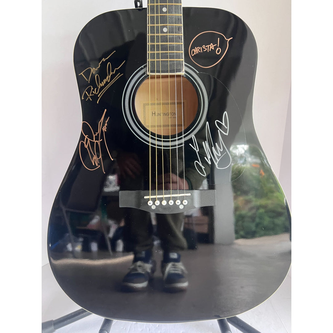 linda perry 4 none blondes one of a kind acoustic guitar signed