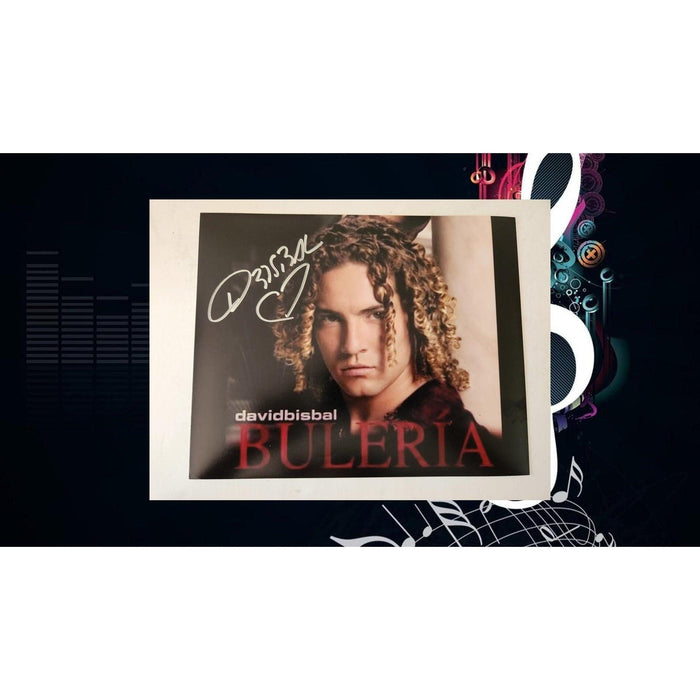 David Bisbal 8x10 photo signed
