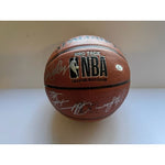 Load image into Gallery viewer, Detroit Pistons Isiah Thomas, Dennis Rodman, Bill Lambeer 1988-1989 NBA Champs team signed Spalding NBA basketball with proof

