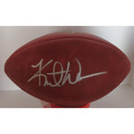 Load image into Gallery viewer, Kurt Warner St. Louis Rams Arizona Cardinals NFL game football signed with proof
