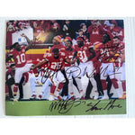 Load image into Gallery viewer, Kansas City Chiefs Travis Kelce Isaiah Pacheco Clyde Edwards- Helaire Darrel Williams Skyy Moore Mercole Hardman 8x10 photo signed
