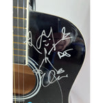Load image into Gallery viewer, Pearl Jam Eddie Vedder Mike McCready Stone Gossard Jeff Ament one of a kind full size acoustic guitar signed with proof
